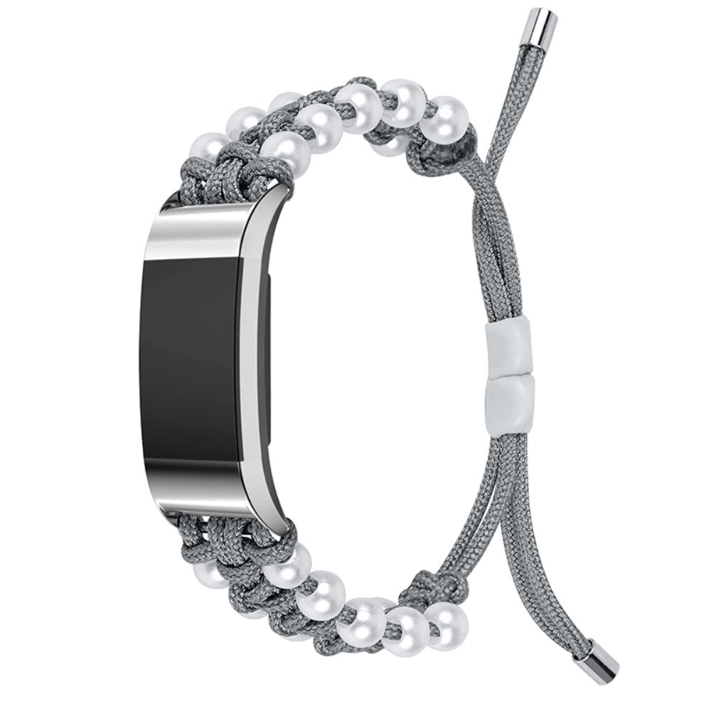 Godt Fitbit Charge 2 Nylon Rem - Sølv#serie_5