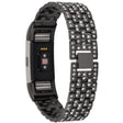 Super Skøn Metal Og Rhinsten Rem passer til Fitbit Charge 2