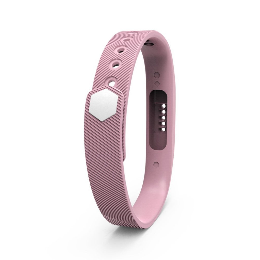 Super fint Fitbit Flex 2 Silikone Rem - Pink#serie_4
