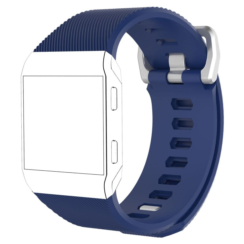 Super kønt Fitbit Ionic Silikone Rem - Blå#serie_14