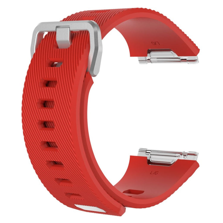 Super kønt Fitbit Ionic Silikone Rem - Rød#serie_5