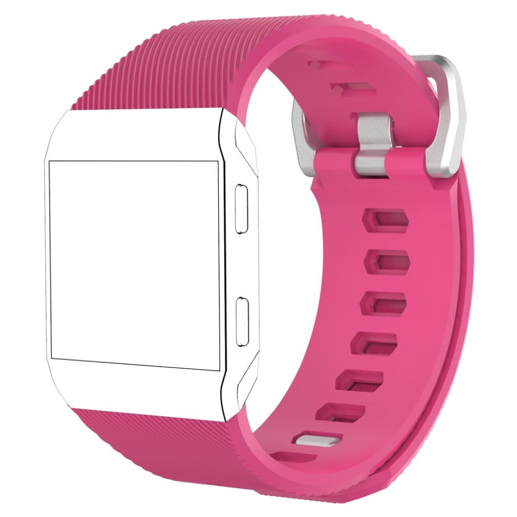 Super kønt Fitbit Ionic Silikone Rem - Pink#serie_7