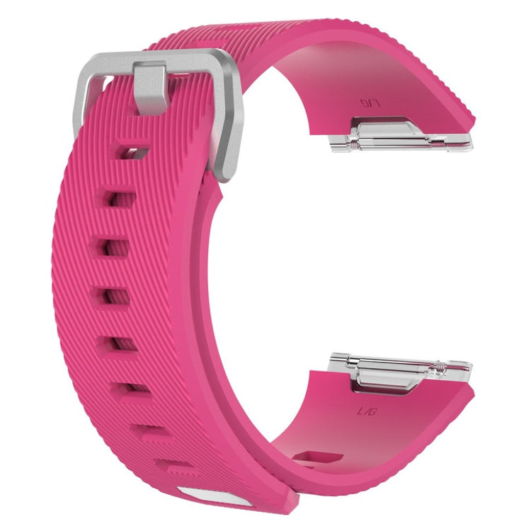 Super kønt Fitbit Ionic Silikone Rem - Pink#serie_7