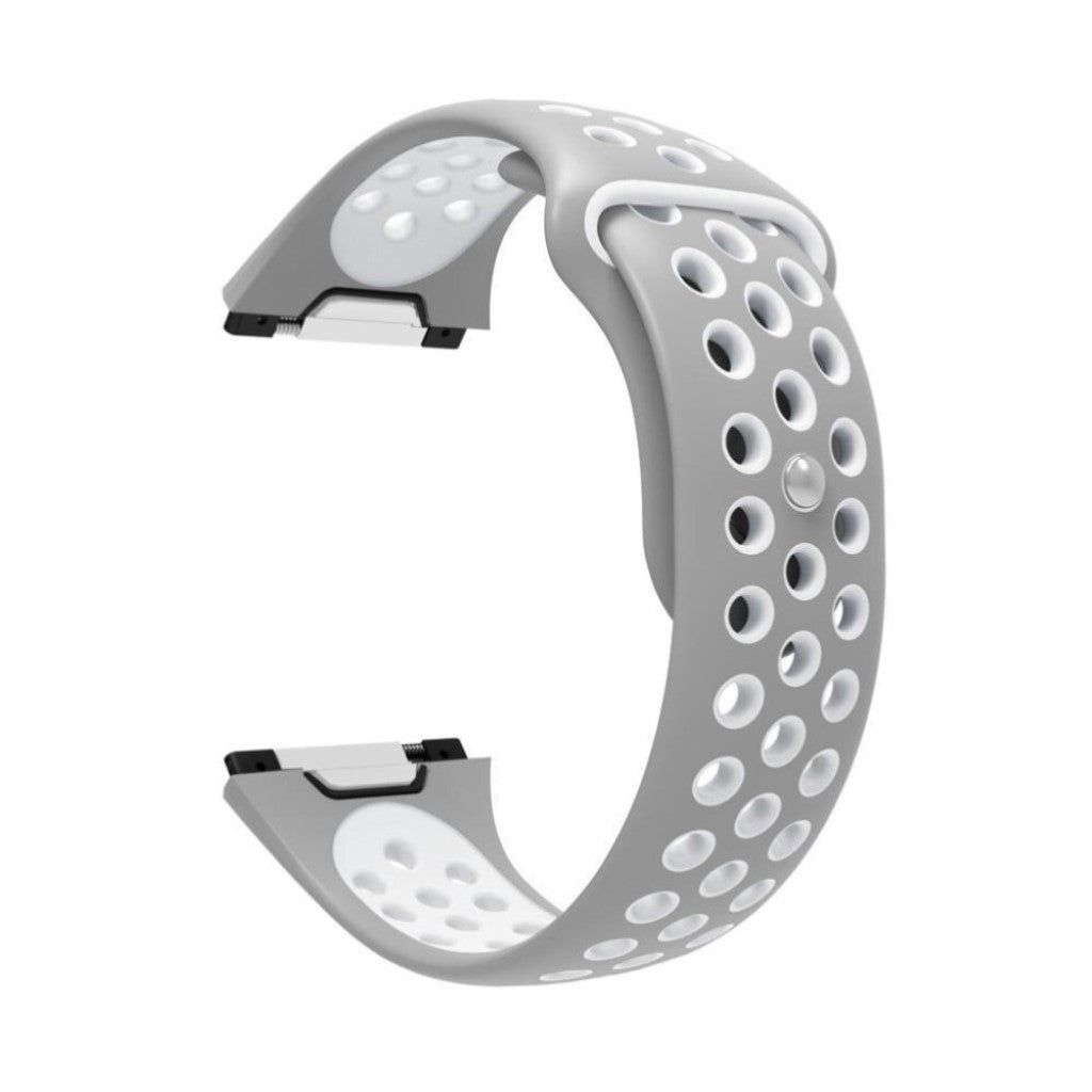 Vildt flot Fitbit Ionic Silikone Rem - Sølv#serie_5