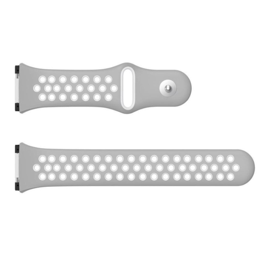 Vildt flot Fitbit Ionic Silikone Rem - Sølv#serie_5