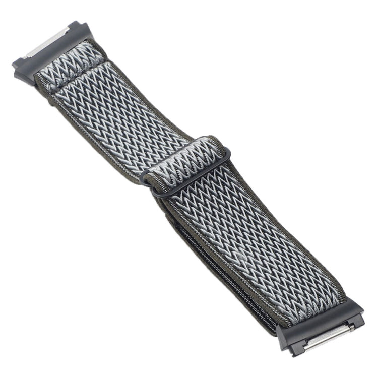 Vildt fint Fitbit Ionic Nylon Rem - Sølv#serie_12