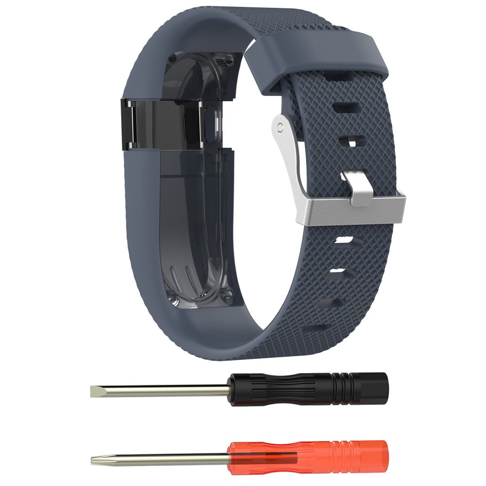 Supercool Fitbit Charge HR Silikone Rem - Størrelse: S - Blå#serie_3