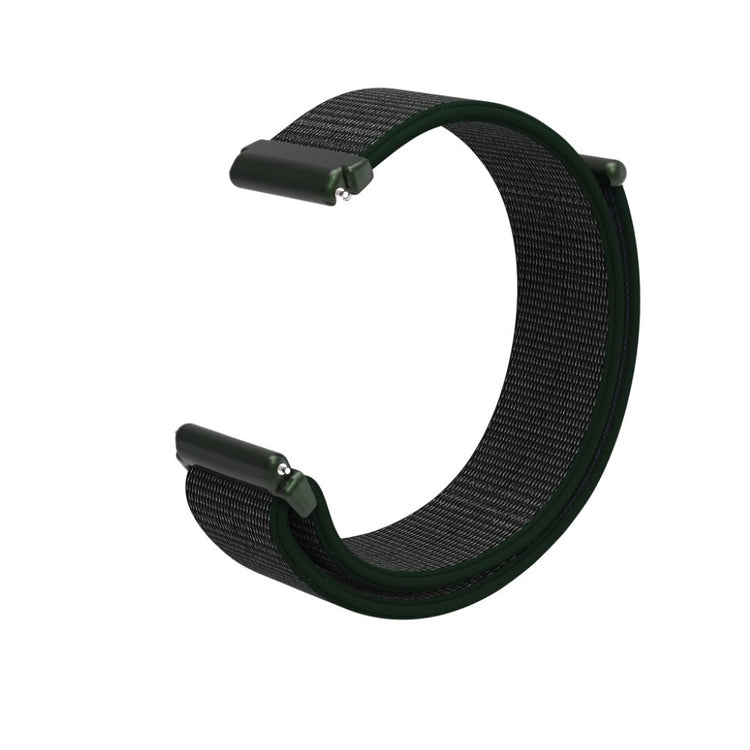 Super hårdfør Fitbit Versa Nylon Rem - Grøn#serie_1