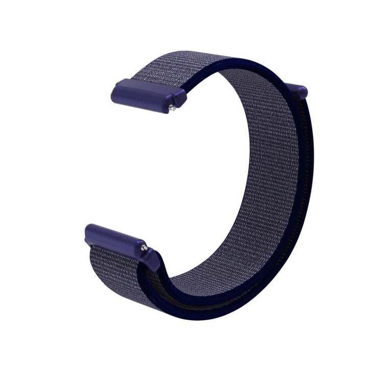 Super hårdfør Fitbit Versa Nylon Rem - Blå#serie_3