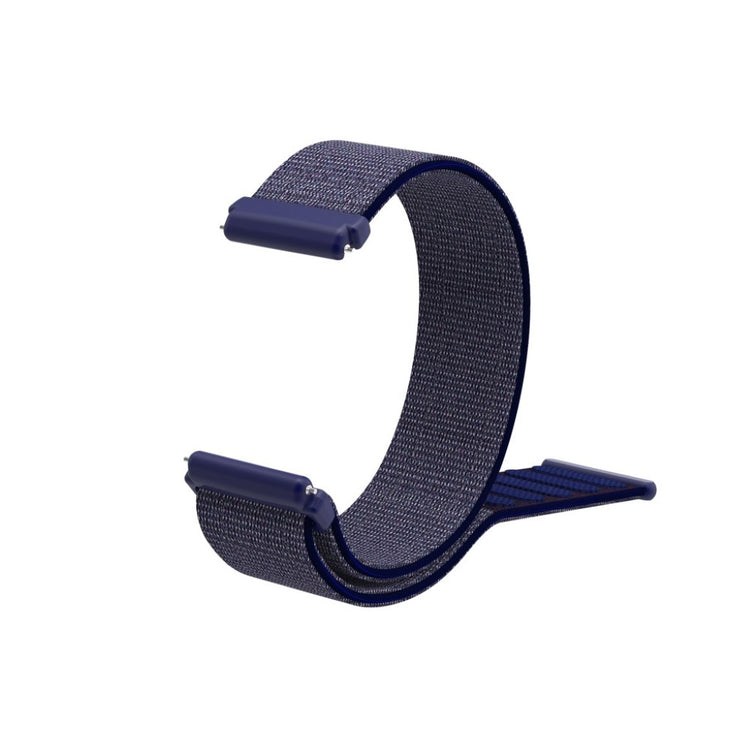 Super hårdfør Fitbit Versa Nylon Rem - Blå#serie_3