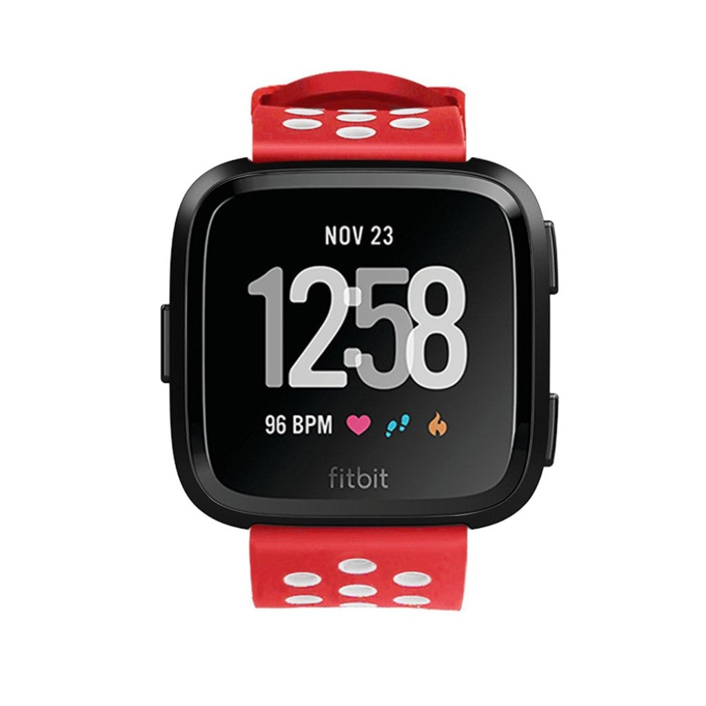 Meget holdbart Fitbit Versa Silikone Rem - Flerfarvet#serie_3