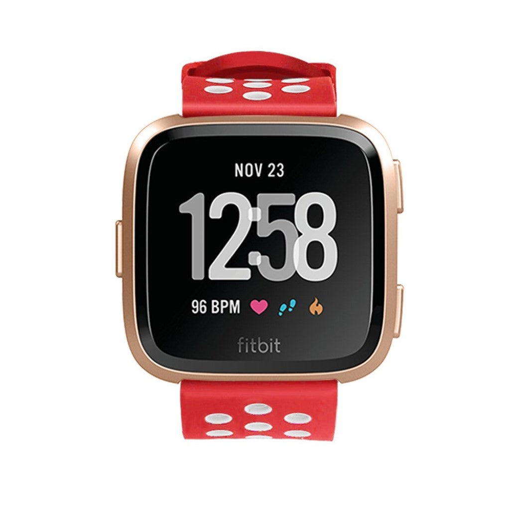 Meget holdbart Fitbit Versa Silikone Rem - Flerfarvet#serie_3