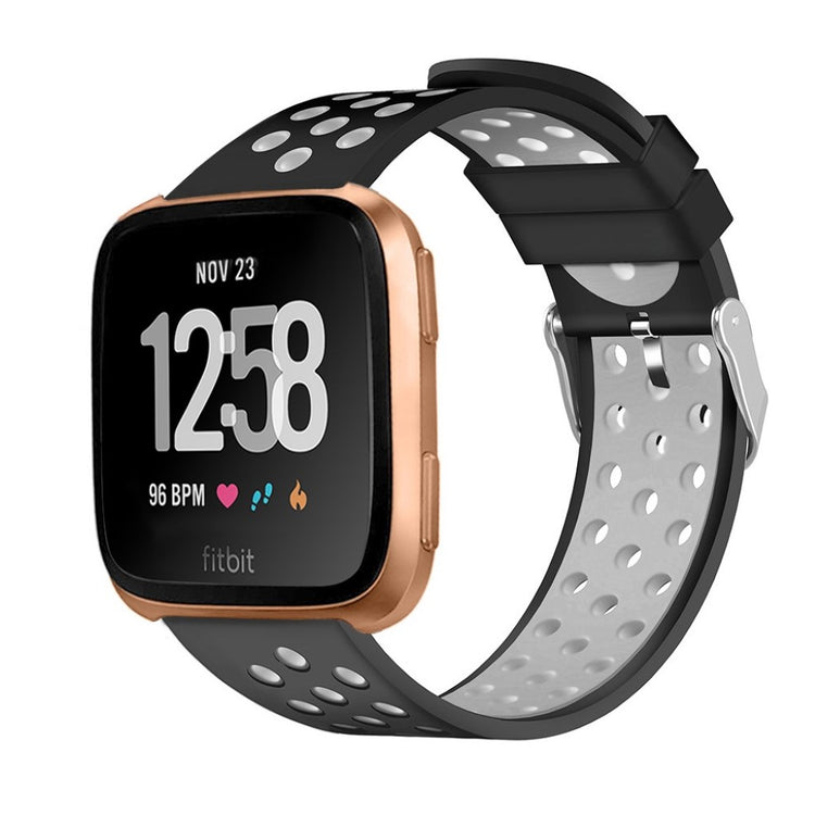 Meget holdbart Fitbit Versa Silikone Rem - Flerfarvet#serie_7