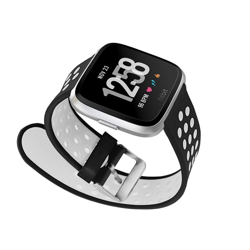 Meget holdbart Fitbit Versa Silikone Rem - Flerfarvet#serie_7