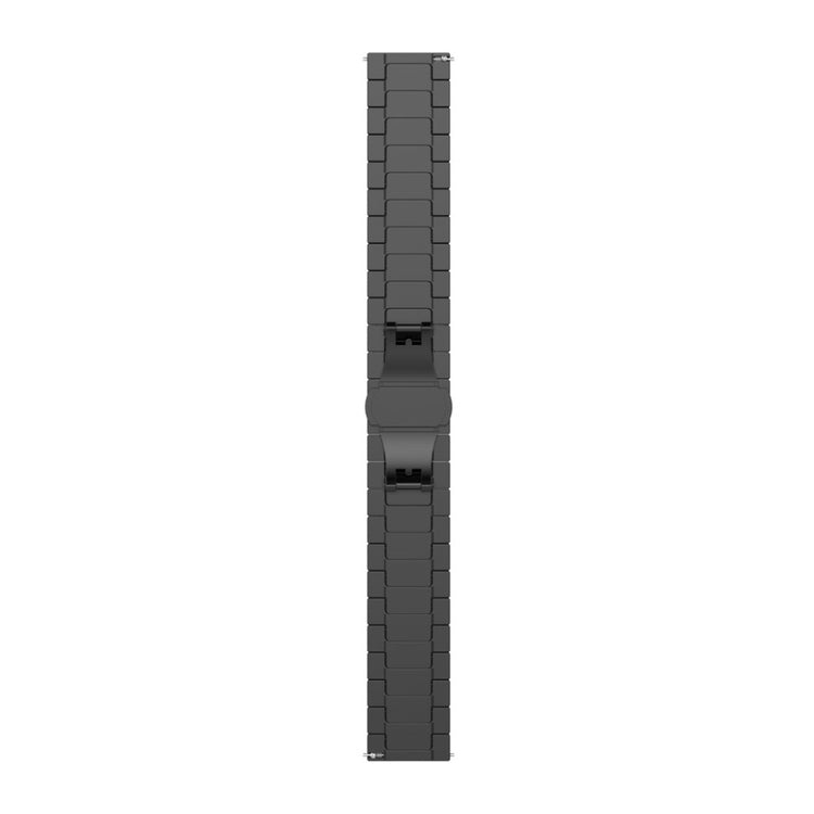 Stilfuld Fitbit Versa Metal Rem - Sort#serie_1
