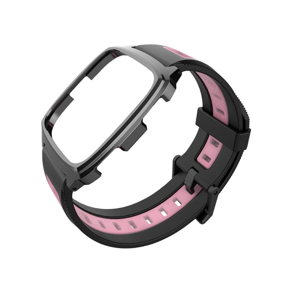 Glimrende Fitbit Versa Silikone Rem - Pink#serie_3