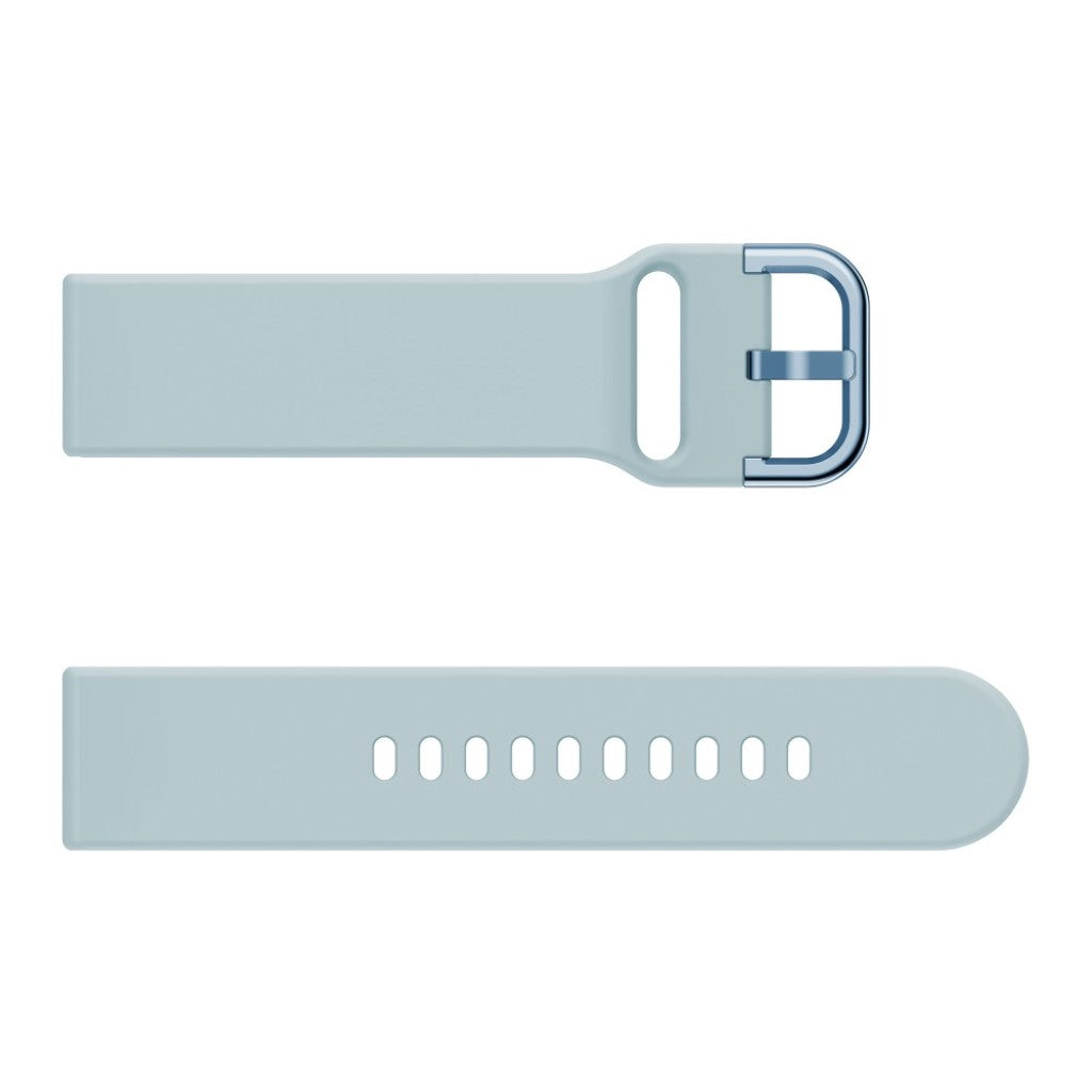 Vildt slidstærk Fitbit Versa Silikone Rem - Blå#serie_7