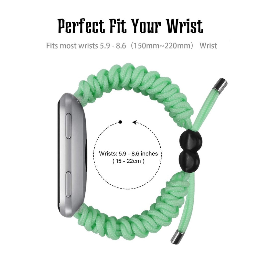 Rigtigt nydelig Fitbit Versa Nylon Rem - Grøn#serie_5