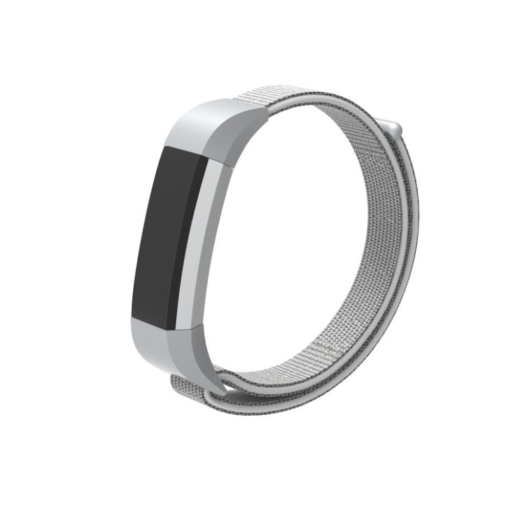 Super fint Fitbit Ace Nylon Rem - Sølv#serie_8