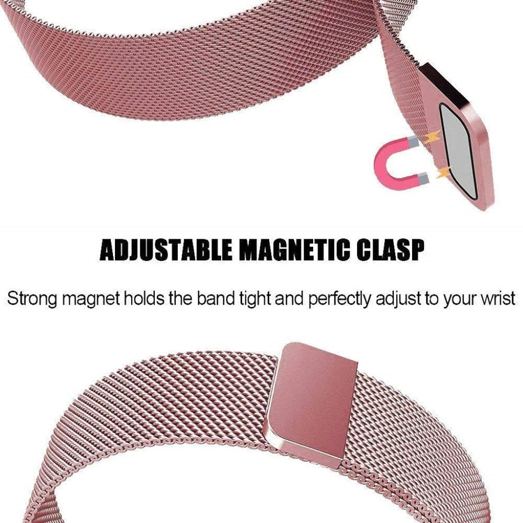 Helt vildt flot Fitbit Charge 3 Metal Rem - Pink#serie_5
