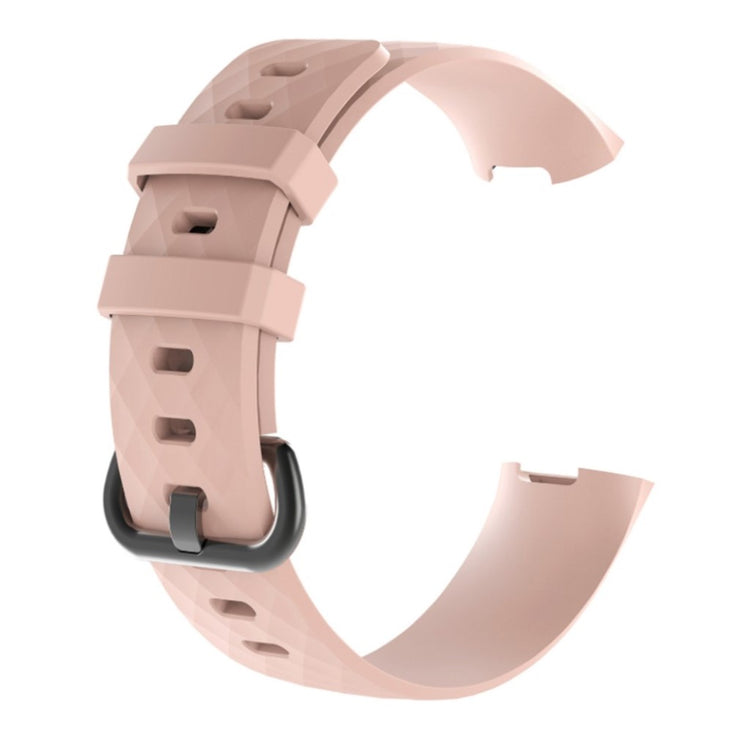 Mega smuk Fitbit Charge 3 Silikone Rem - Pink#serie_6