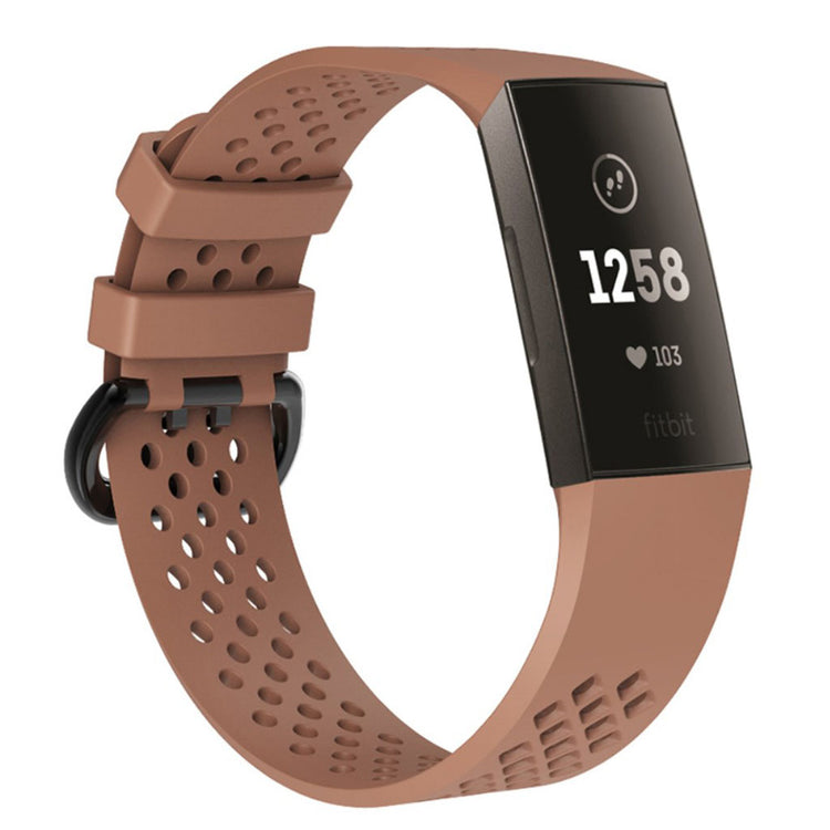 Flot Fitbit Charge 3 Silikone Rem - Brun#serie_1