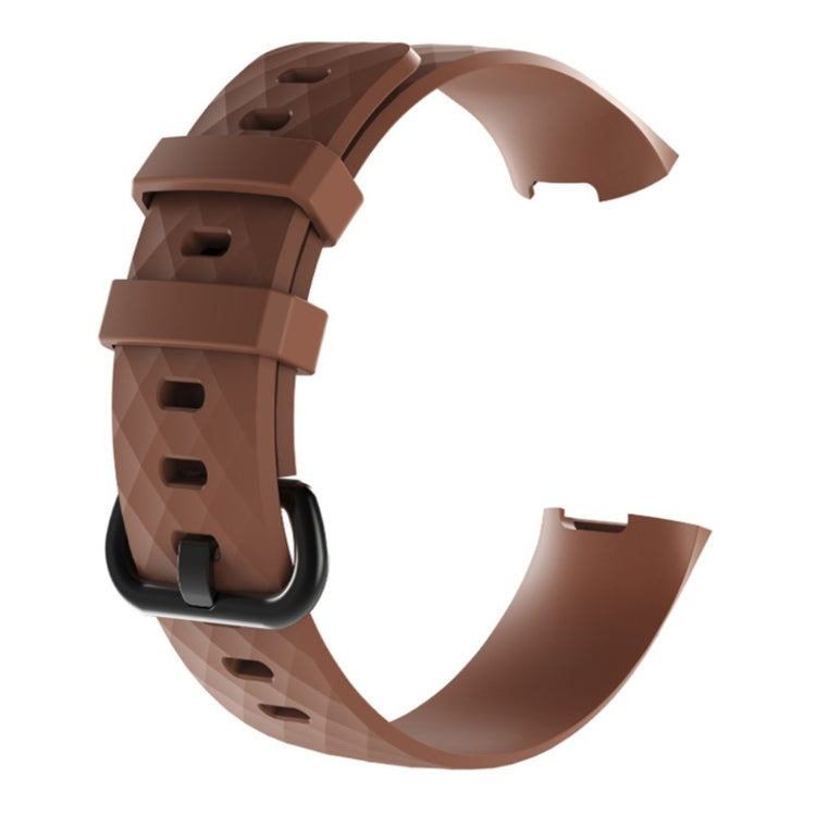Fremragende Fitbit Charge 3 Silikone Rem - Brun#serie_9
