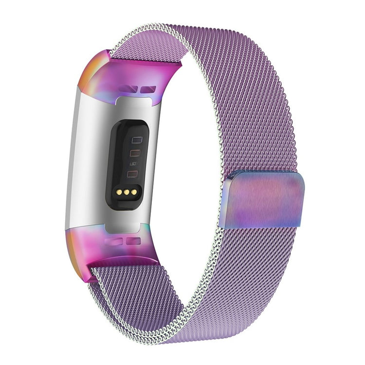 Mega fint Fitbit Charge 3 Metal Rem - Flerfarvet#serie_1