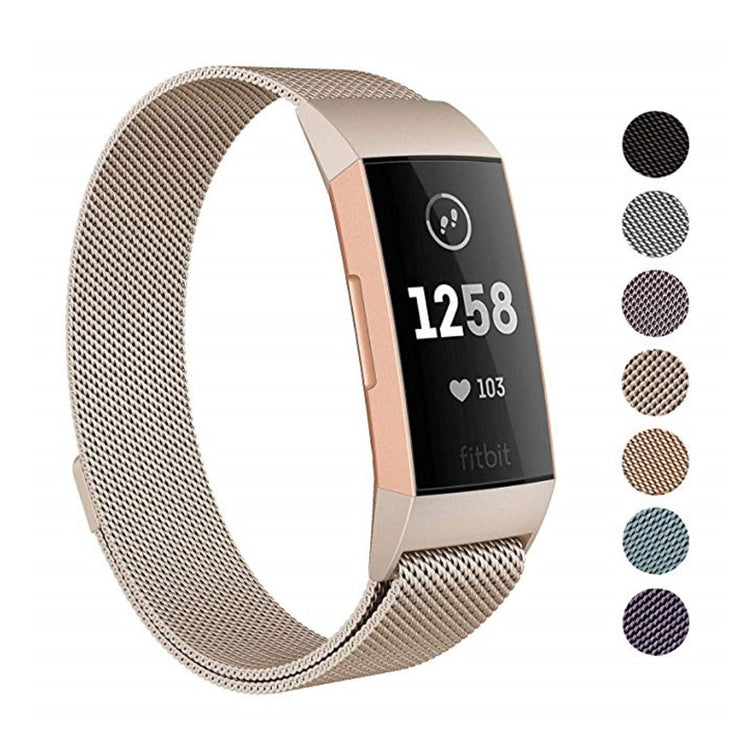 Rigtigt kønt Fitbit Charge 3 Metal Rem - Flerfarvet#serie_2