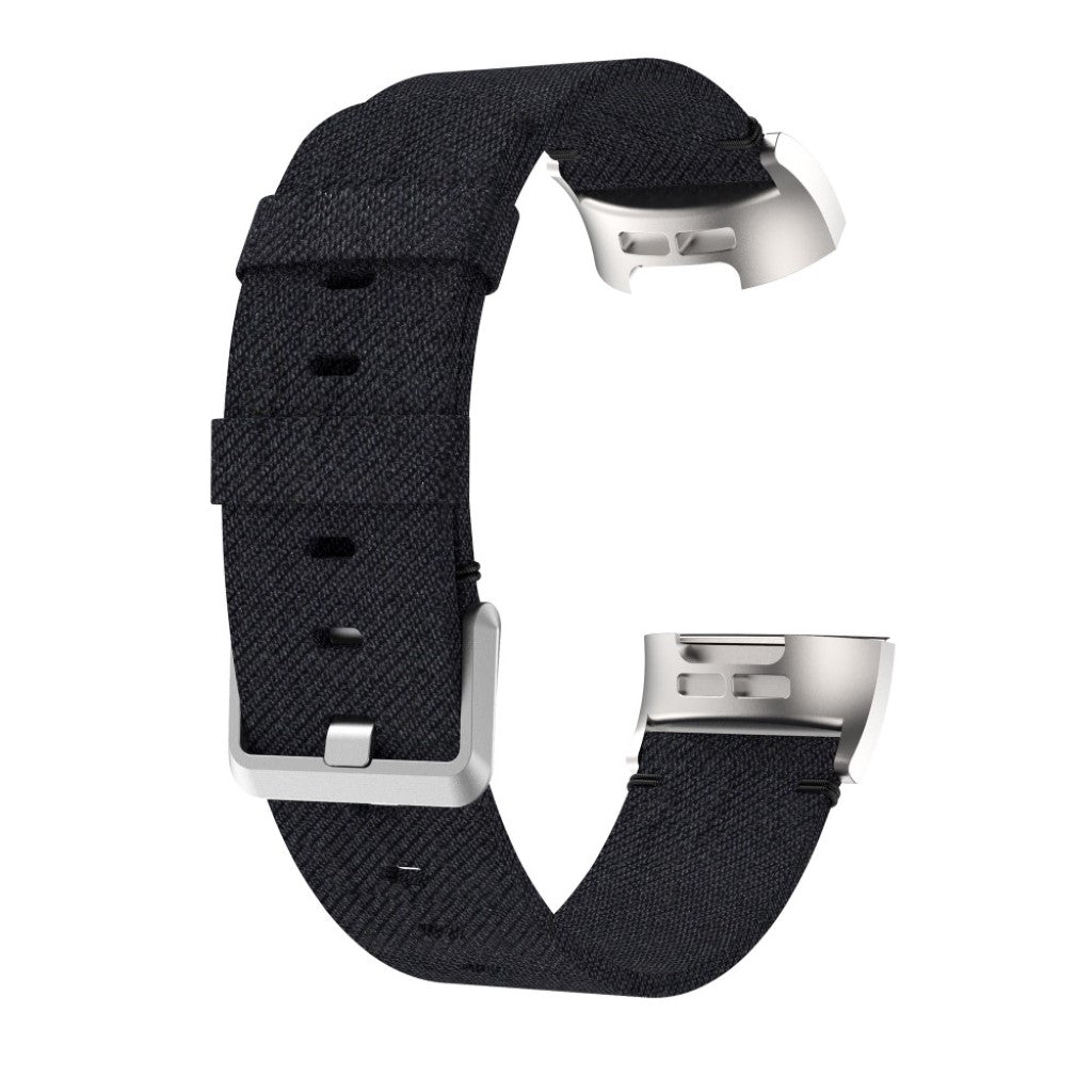 Vildt elegant Fitbit Charge 3 Nylon Rem - Sort#serie_4
