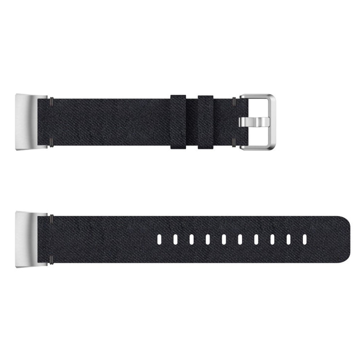 Vildt elegant Fitbit Charge 3 Nylon Rem - Sort#serie_4
