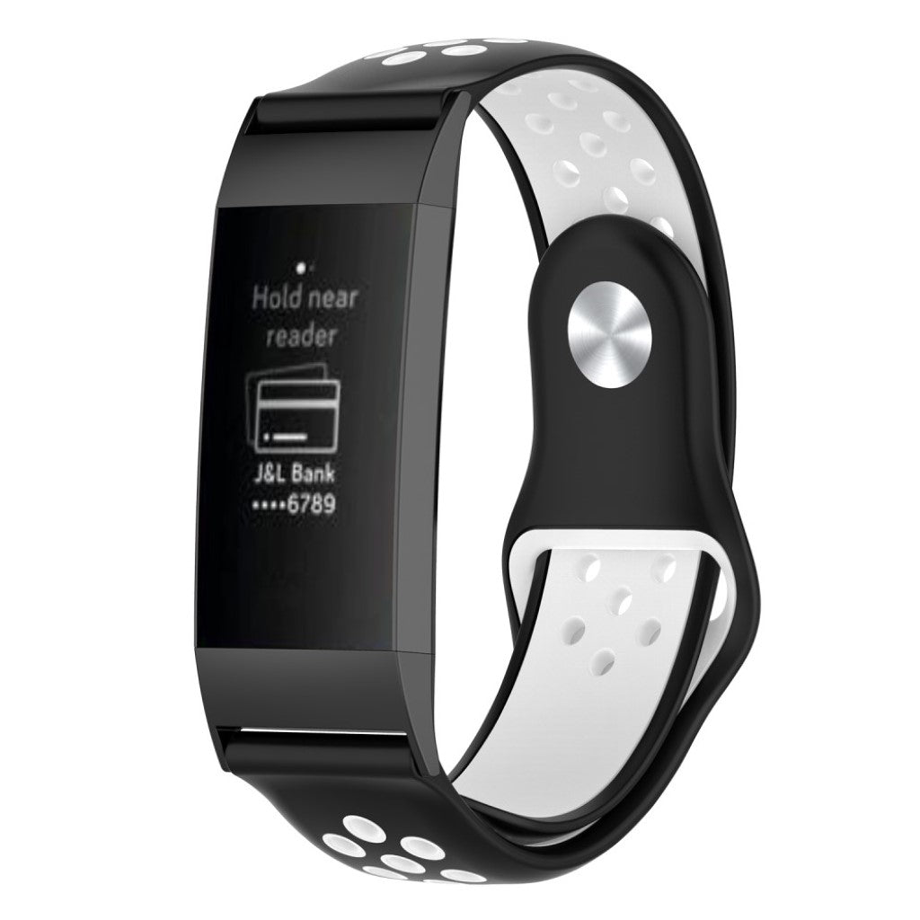 Super pænt Fitbit Charge 3 Silikone Rem - Lilla#serie_4