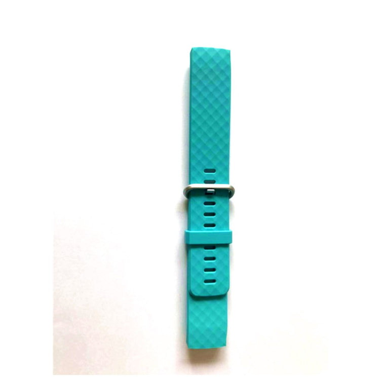 Mega nydelig Fitbit Charge 3 Silikone Rem - Blå#serie_2