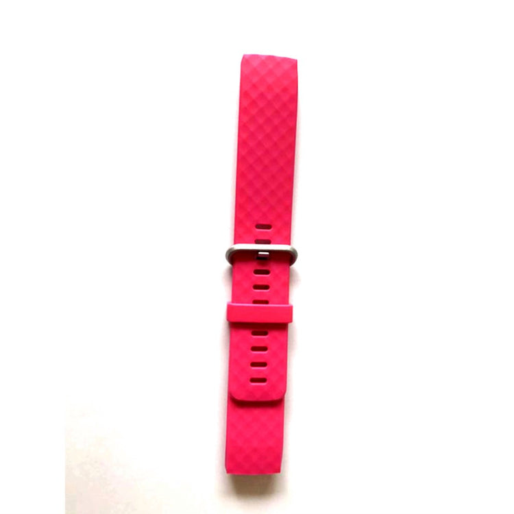 Mega nydelig Fitbit Charge 3 Silikone Rem - Pink#serie_3