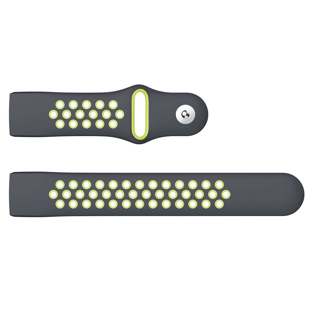 Mega flot Fitbit Charge 3 Silikone Rem - Størrelse: L - Grøn#serie_3