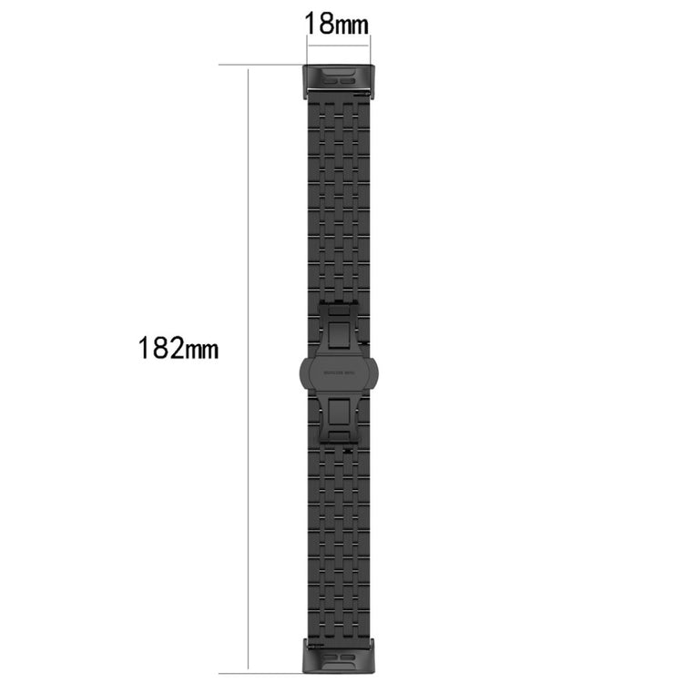 Mega kønt Fitbit Charge 3 Metal Rem - Sort#serie_1