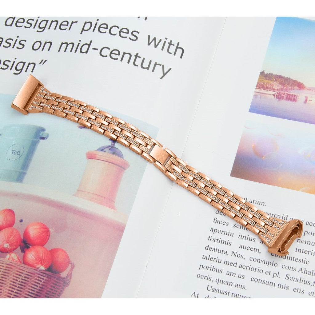 Vildt smuk Fitbit Charge 3 Plastik og Silikone Rem - Pink#serie_4