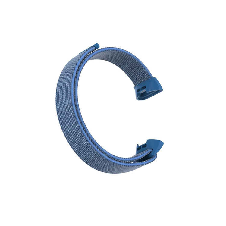 Pænt Fitbit Charge 3 Nylon Rem - Blå#serie_3
