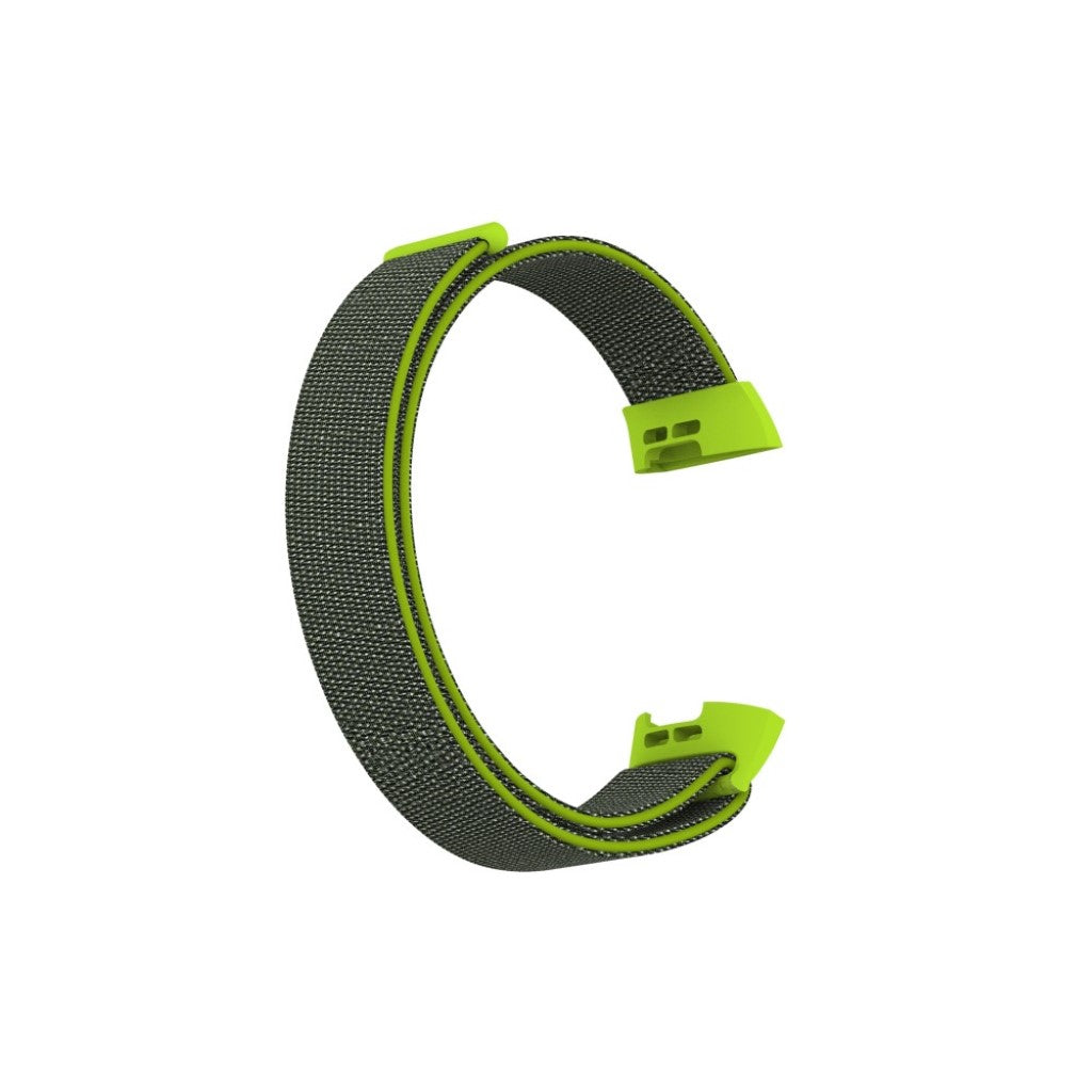 Pænt Fitbit Charge 3 Nylon Rem - Grøn#serie_6