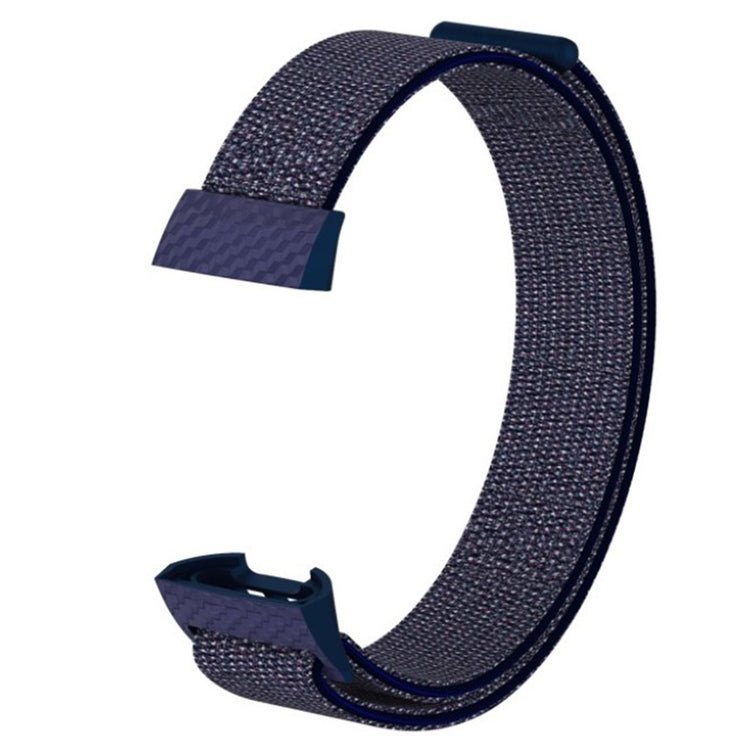 Pænt Fitbit Charge 3 Nylon Rem - Blå#serie_8