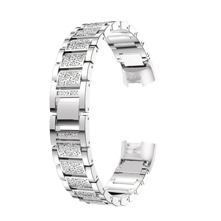 Meget nydelig Fitbit Charge 3 Metal Rem - Sølv#serie_4