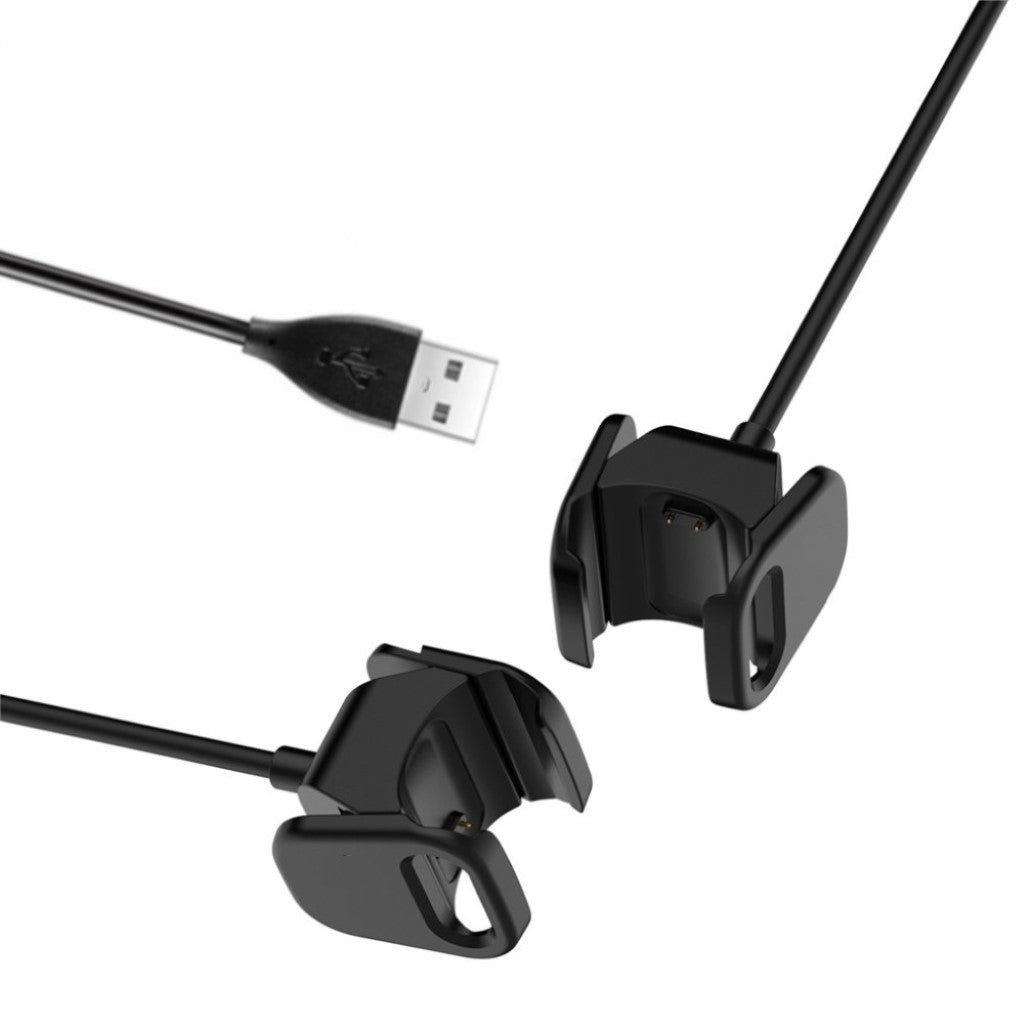 Fitbit Charge 3 USB Opladningskabel - Sort#serie_047
