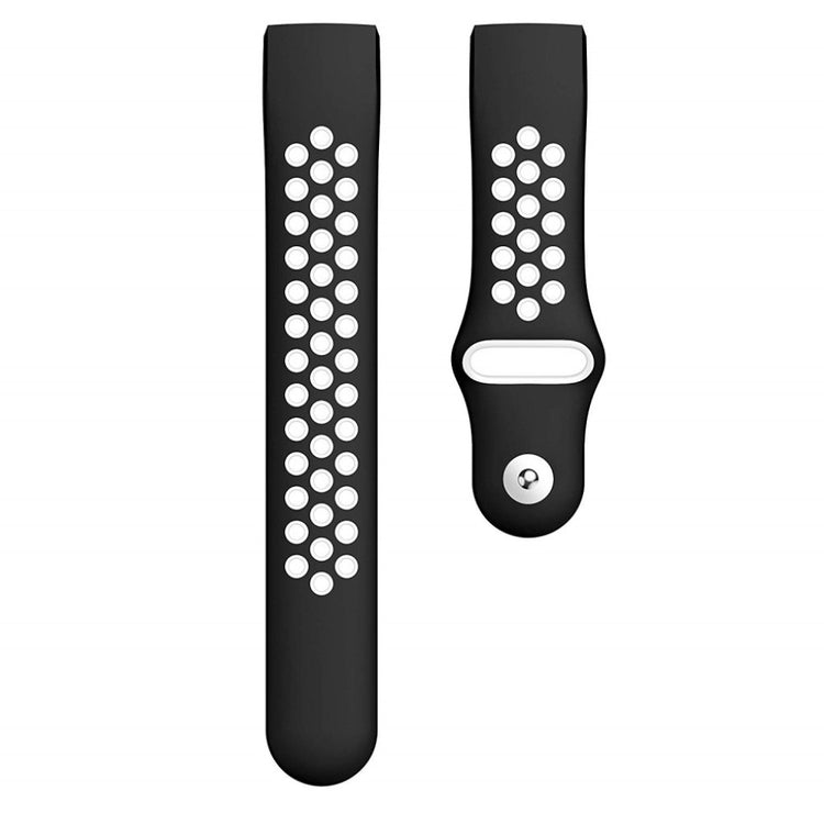 Meget skøn Fitbit Charge 3 Silikone Rem - Sort#serie_2