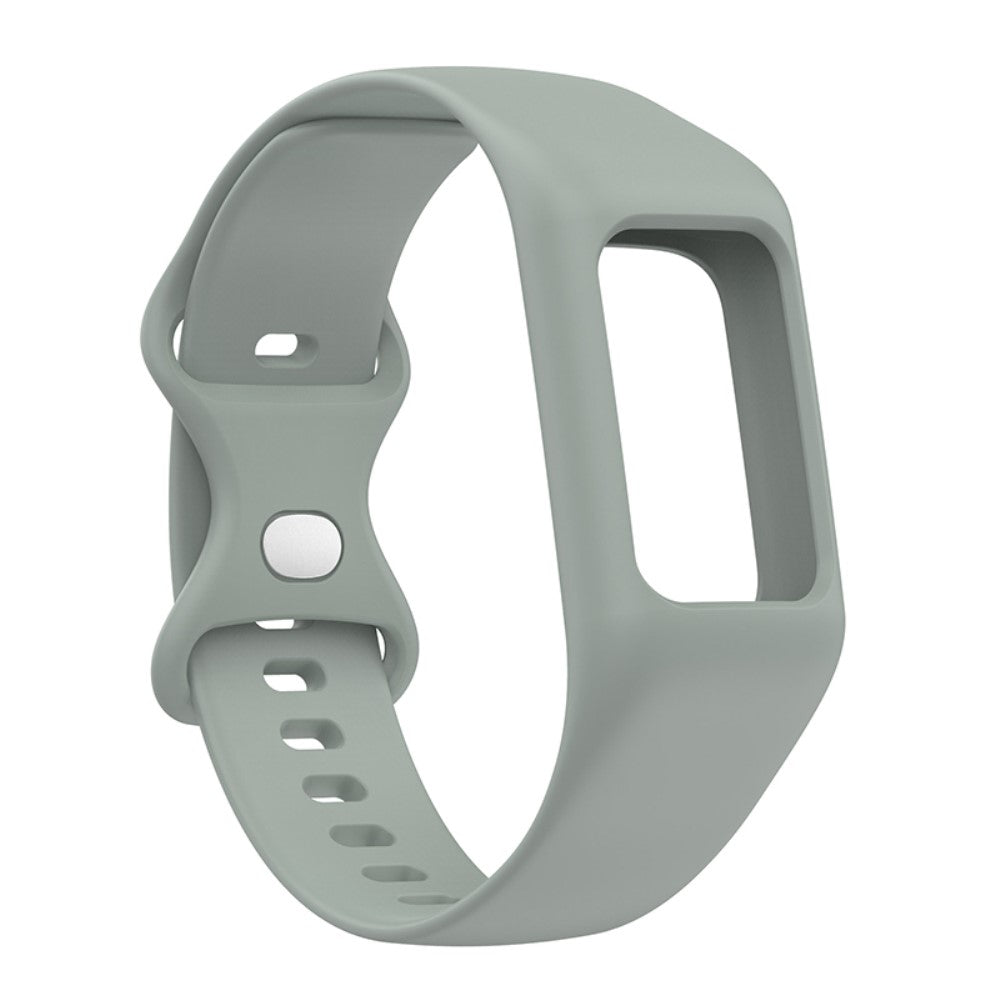 Mega nydelig Fitbit Charge 3 Silikone Rem - Sølv#serie_4