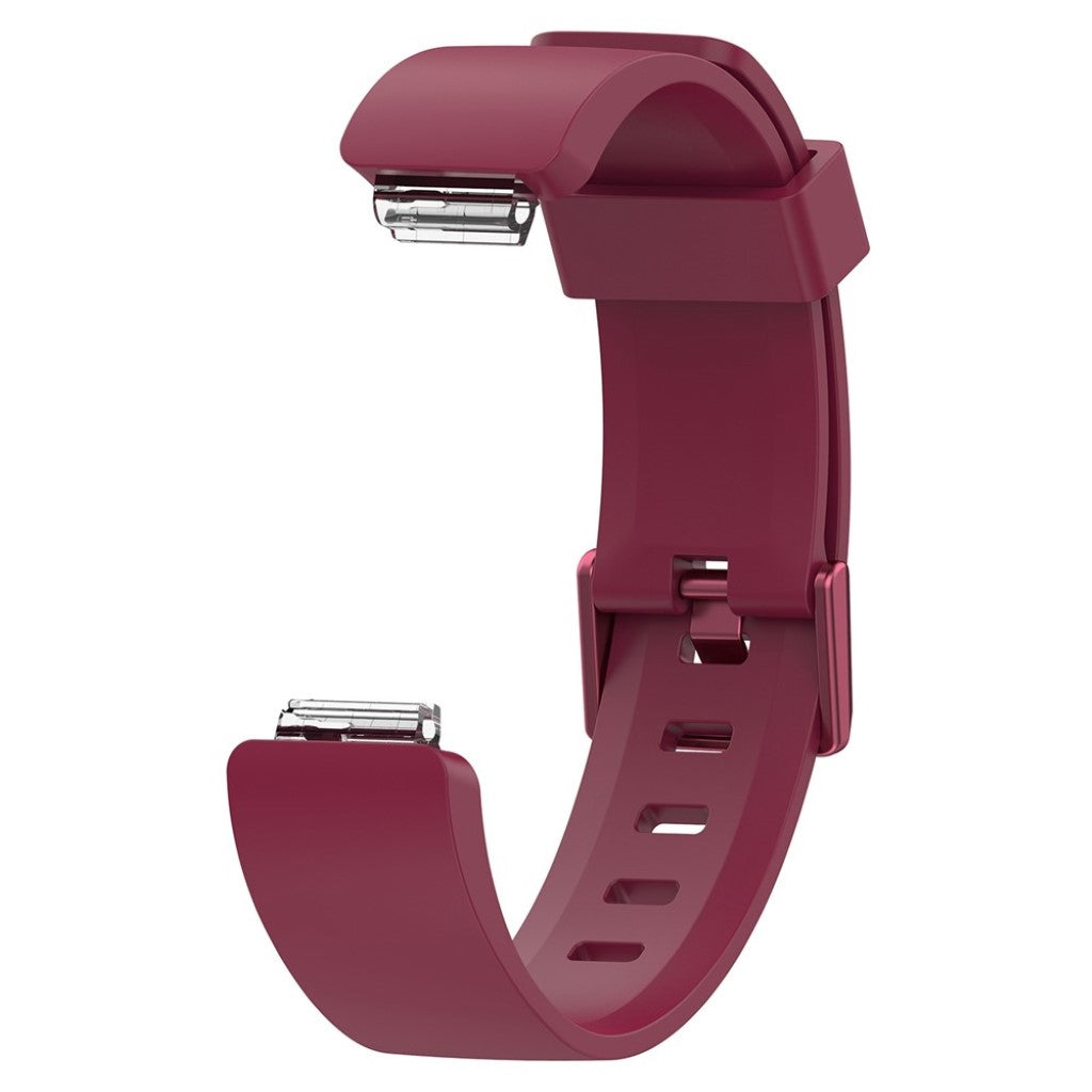 Komfortabel Fitbit Inspire Silikone Rem - Rød#serie_5