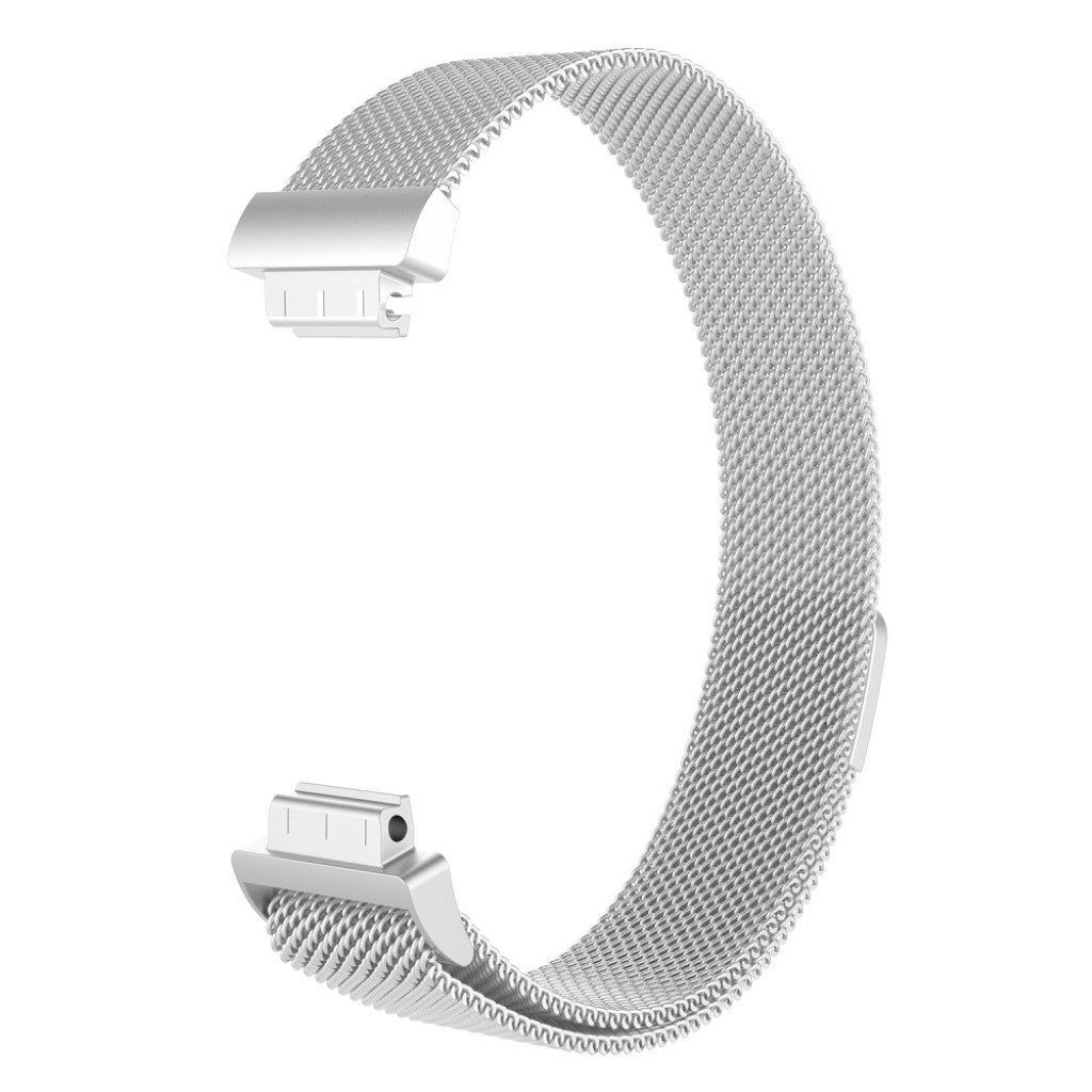 Rigtigt slidstærk Fitbit Inspire Metal Rem - Sølv#serie_012