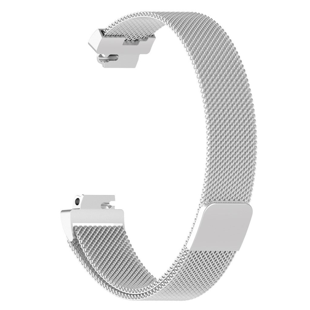 Mega slidstærk Fitbit Inspire Metal Rem - Sølv#serie_013