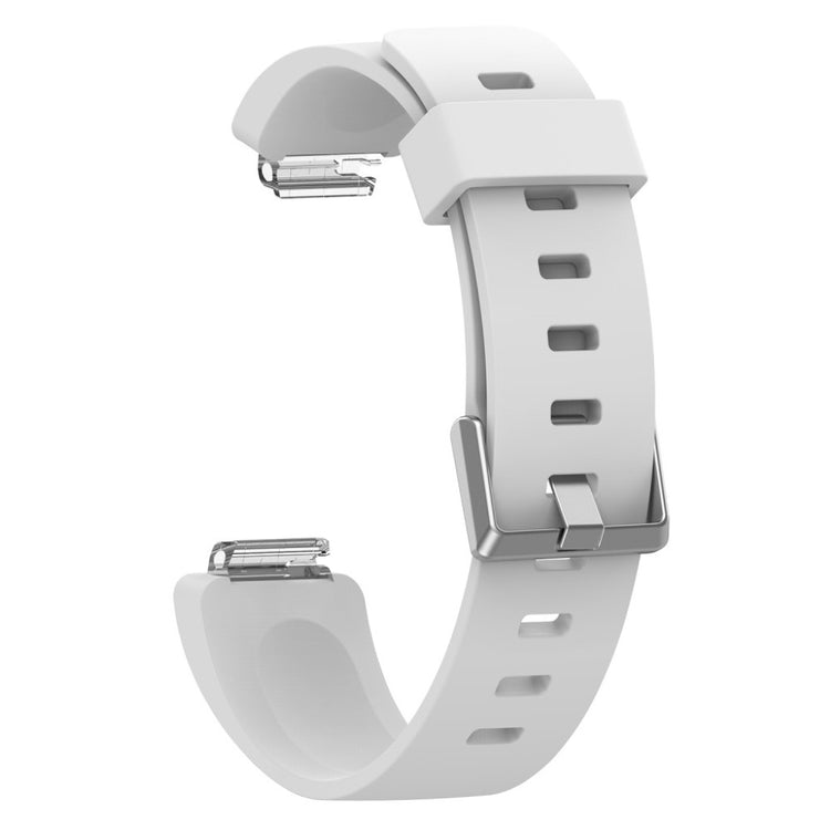 Rigtigt godt Fitbit Inspire Silikone Rem - Hvid#serie_2