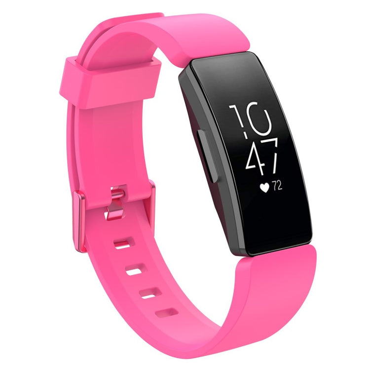 Rigtigt godt Fitbit Inspire Silikone Rem - Pink#serie_4