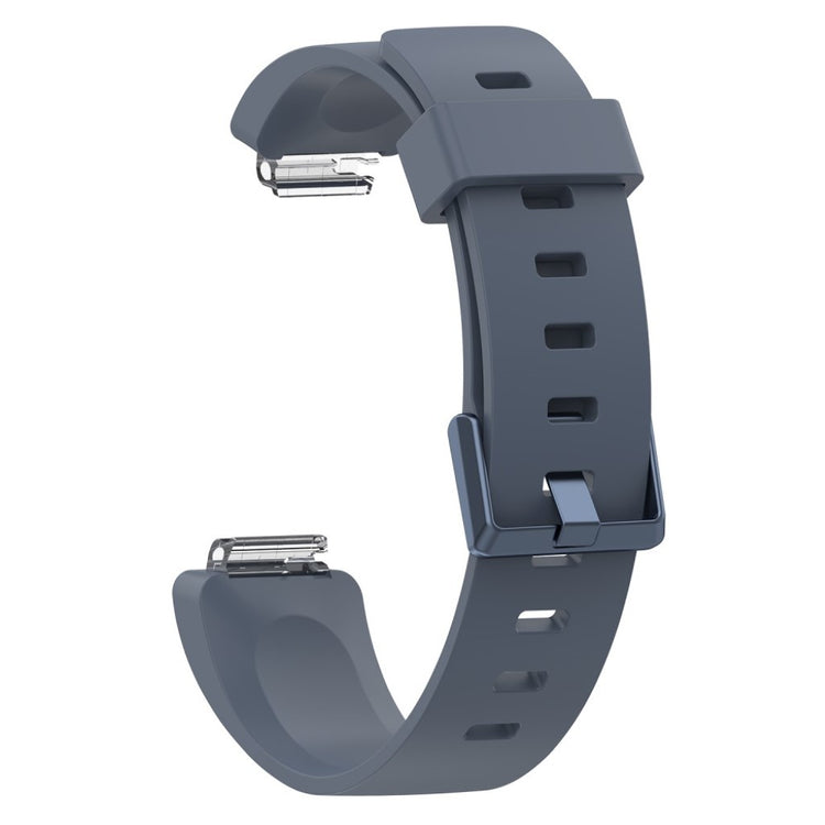 Rigtigt godt Fitbit Inspire Silikone Rem - Sølv#serie_5